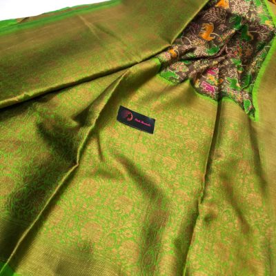 Exclusive banaras jute silk kalamkari sarees (8)