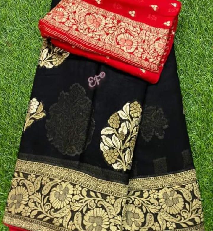 Exclusive collection of pure georgette sarees (2)