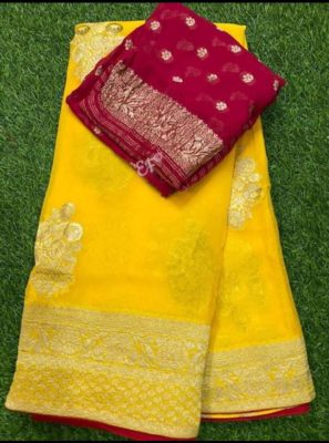 Exclusive collection of pure georgette sarees (3)