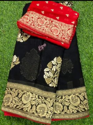 Exclusive collection of pure georgette sarees (5)