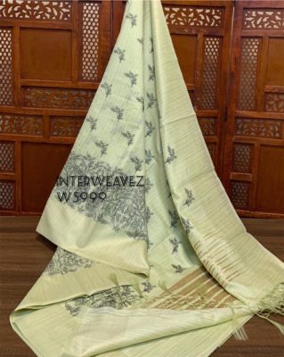 Exclusive matka blends with embroided sarees (4)