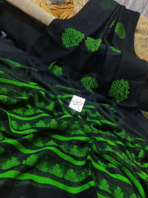 Exclusive new design of linen sarees (6)
