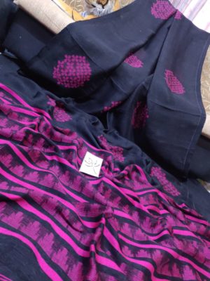 Exclusive new design of linen sarees (9)