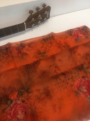 Exclusive organza designer sarees with blouse (6)