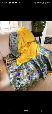 Exclusive pure munga sarees with blouse (11)