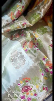 Exclusive pure munga sarees with blouse (14)