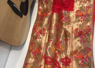 Exclusive pure munga sarees with blouse (2)