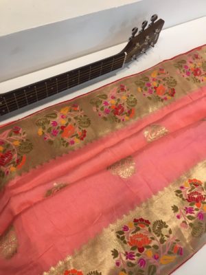Exclusive pure munga sarees with blouse (5)