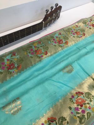 Exclusive pure munga sarees with blouse (9)