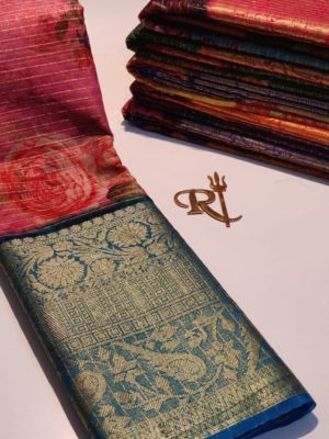 Exclusive pure organza printed sarees (6)