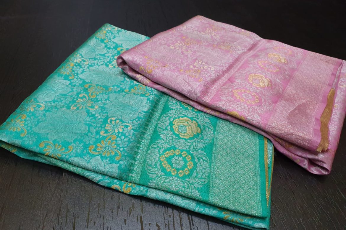 Exclusive soft silk brocade sarees (1)
