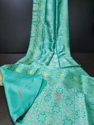 Exclusive soft silk brocade sarees (8)