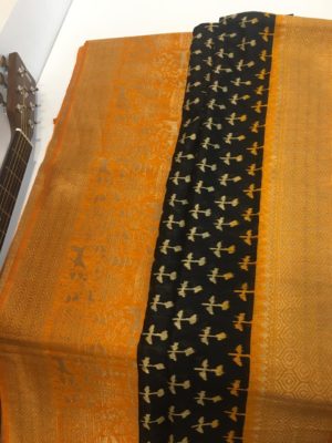 Fancy designer jute silk sarees (3)