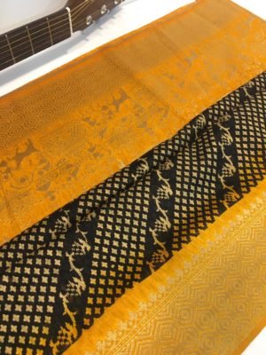 Fancy designer jute silk sarees (6)