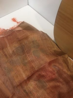 Fancy kora antique tissue printed sarees (12)