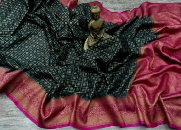 Handloom banaras traditional moonga sarees (1)