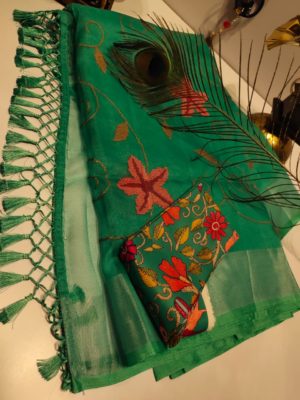 Kota sarees with allover embroidary (1)