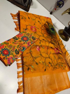 Kota sarees with allover embroidary (9)