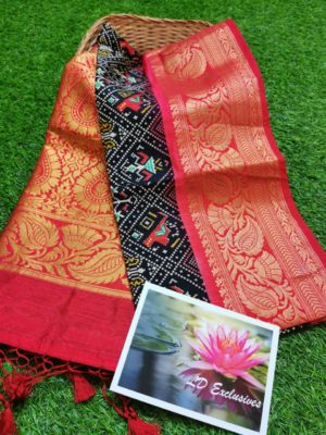 Latest jute silk ikkat weaving sarees (7)
