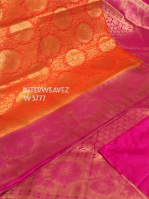 Latest kubera pattu sarees with contrast blouse (15)