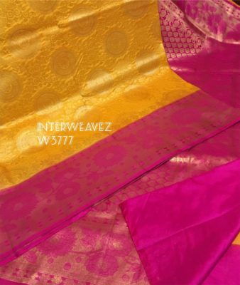 Latest kubera pattu sarees with contrast blouse (2)