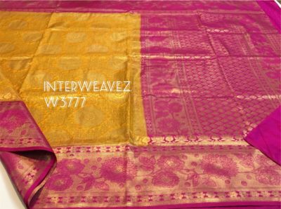 Latest kubera pattu sarees with contrast blouse (9)