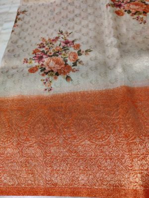 Latest kubera tissue sarees with blouse (10)