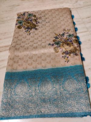 Latest kubera tissue sarees with blouse (20)