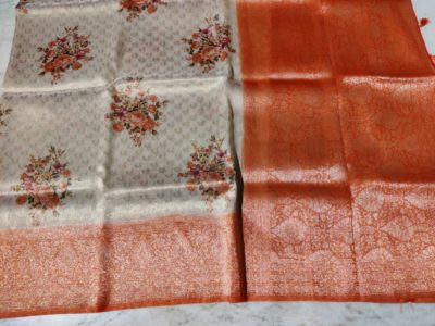 Latest kubera tissue sarees with blouse (21)