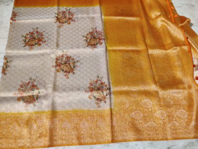 Latest kubera tissue sarees with blouse (3)