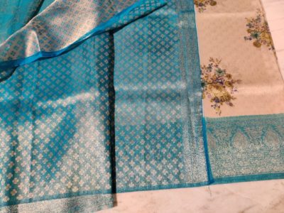 Latest kubera tissue sarees with blouse (5)