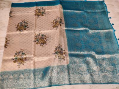 Latest kubera tissue sarees with blouse (7)