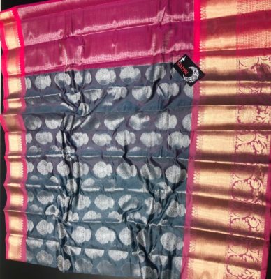 Latest lite weight pattu sarees with blouse (10)
