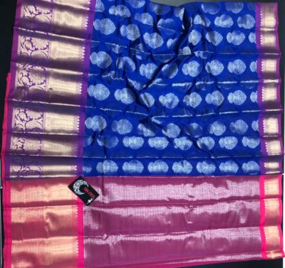 Latest lite weight pattu sarees with blouse (11)