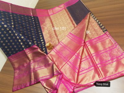 Latest mercidised silk zari soft chanderi sarees (11)