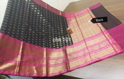 Latest mercidised silk zari soft chanderi sarees (13)