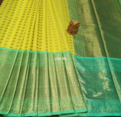 Latest mercidised silk zari soft chanderi sarees (15)
