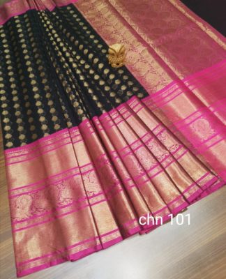 Latest mercidised silk zari soft chanderi sarees (28)