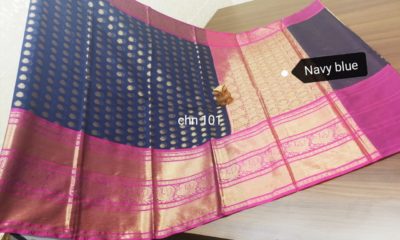 Latest mercidised silk zari soft chanderi sarees (6)