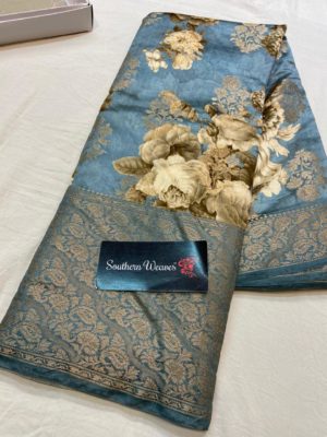 Latest pure pattu digital print sarees (8)
