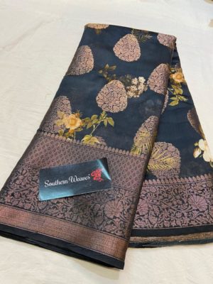 Latest pure pattu digital print sarees (9)