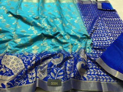 Latest soft kanchi pattu sarees with blouse (4)