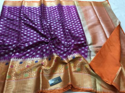 Latest soft kanchi pattu sarees with blouse (5)