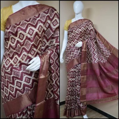 Latest zari tussar silk sarees (11)