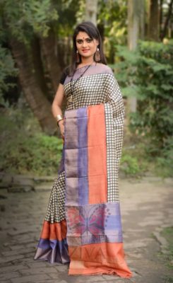 Latest zari tussar silk sarees (15)
