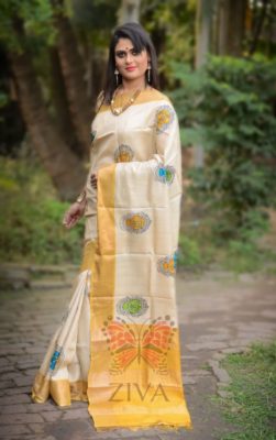 Latest zari tussar silk sarees (4)