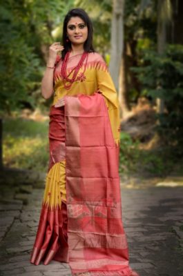 Latest zari tussar silk sarees (5)