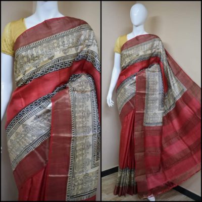 Latest zari tussar silk sarees (8)