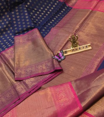 Maheshwari blends with zari weaving (1)