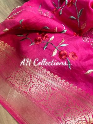 Munga by tussar sarees with blouse (4)